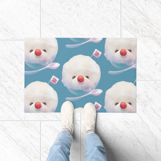 Cute Shaved Ice Dog Pattern Doormat (Indoor)