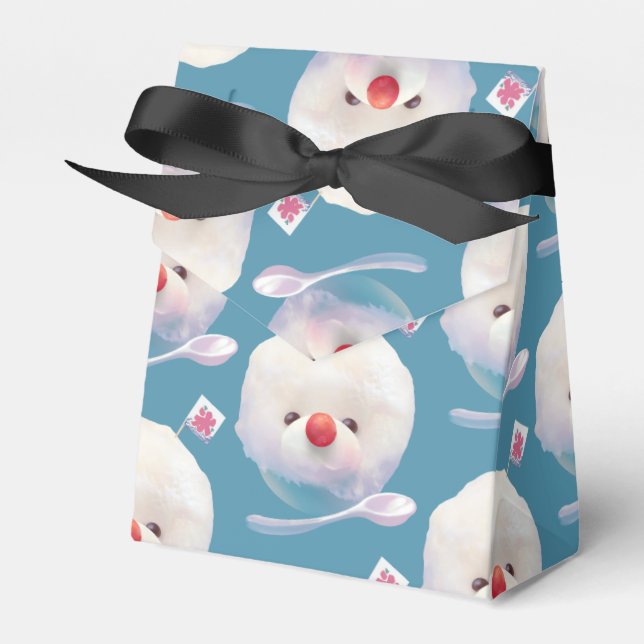 Cute Shaved Ice Dog Pattern Favour Box (Front Side)