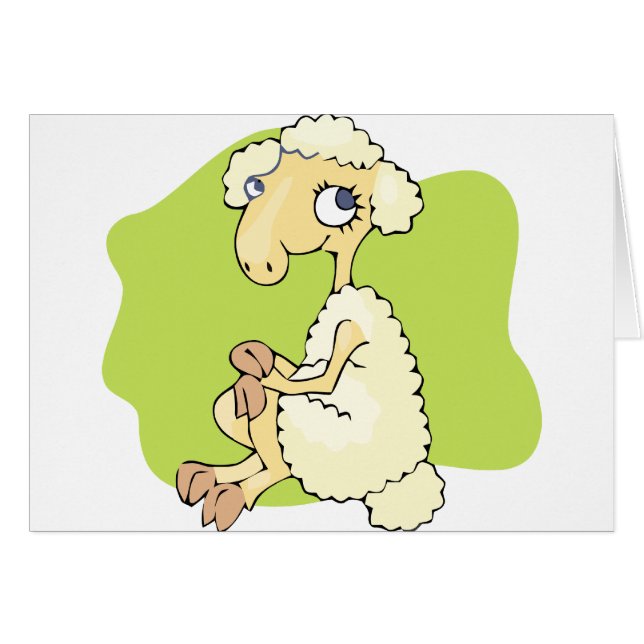 Cute Sheep (Front Horizontal)