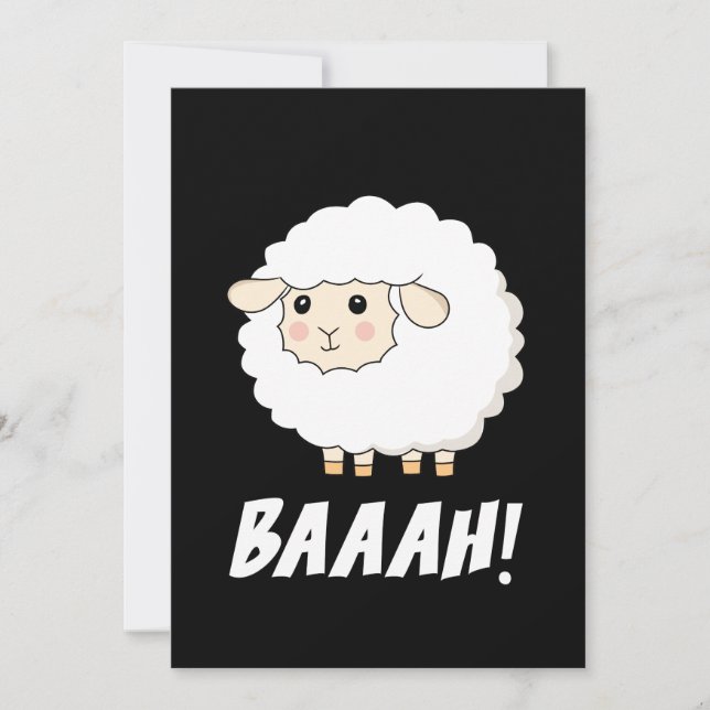 Cute Sheep Baah (Front)