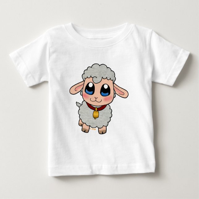 Cute Sheep Baby T-Shirt (Front)