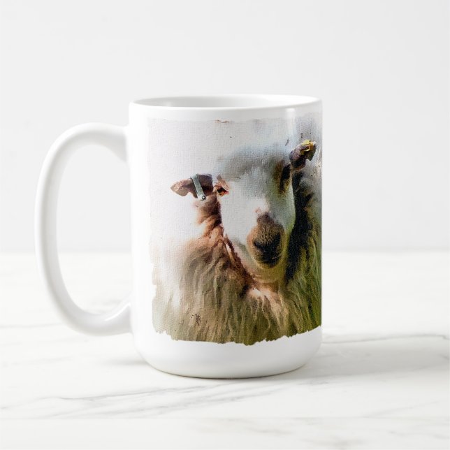 CUTE SHEEP COFFEE MUG (Left)