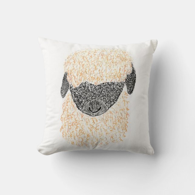 Cute Sheep Cushion (Front)