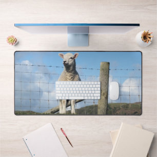 CUTE SHEEP DESK MAT
