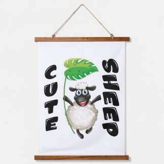 CUTE SHEEP HANGING TAPESTRY