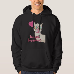 Cute Sheep Heart Pink For Girls Women Teacher Wom Hoodie