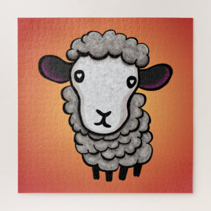 Cute Sheep Jigsaw Puzzle