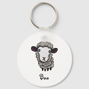 cute sheep key ring