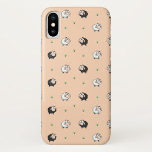 Cute Sheep Lamb Pattern iPhone X Case