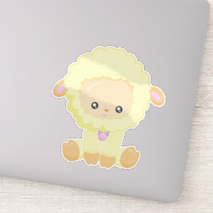 Cute Sheep, Little Sheep, Baby Sheep, Yellow Sheep