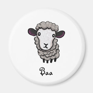cute sheep magnet