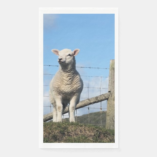 CUTE SHEEP NAPKIN (Front)