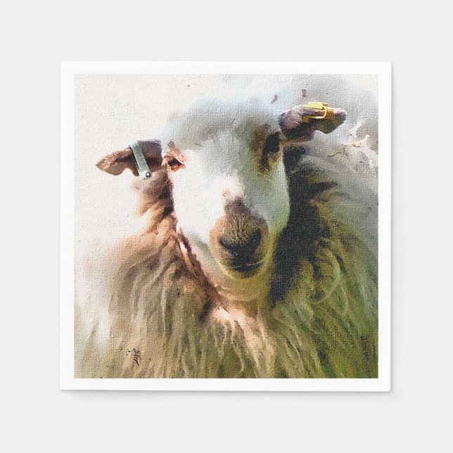 CUTE SHEEP NAPKIN (Front)