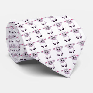 Cute sheep Necktie for gift