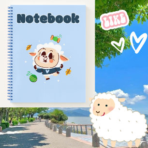 Cute sheep 🐑💙✨ notebook