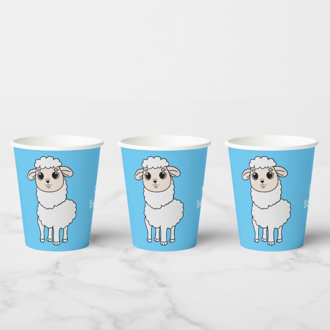 Cute Sheep Paper Cups (Multi)