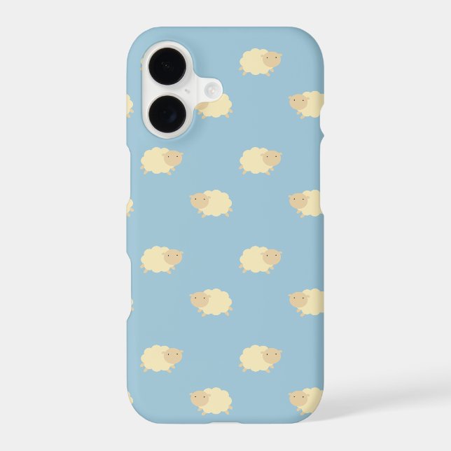 Cute Sheep Pattern iPhone 7 Case (Back)
