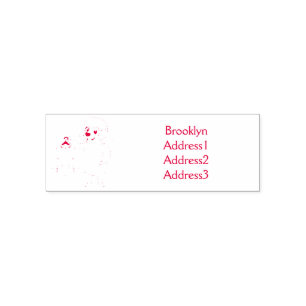 Cute sheep with jacket cartoon self-inking stamp