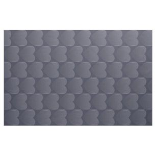Cute Sheer Heart Blue Pattern Fabric