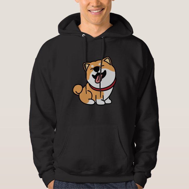 Cute Shiba Inu Dog Hoodie (Front)
