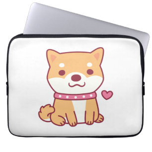 Cute Shiba Inu Dog Laptop Sleeve