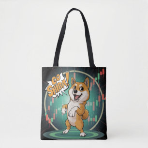 Cute Shiba Inu Dog Tote Bag