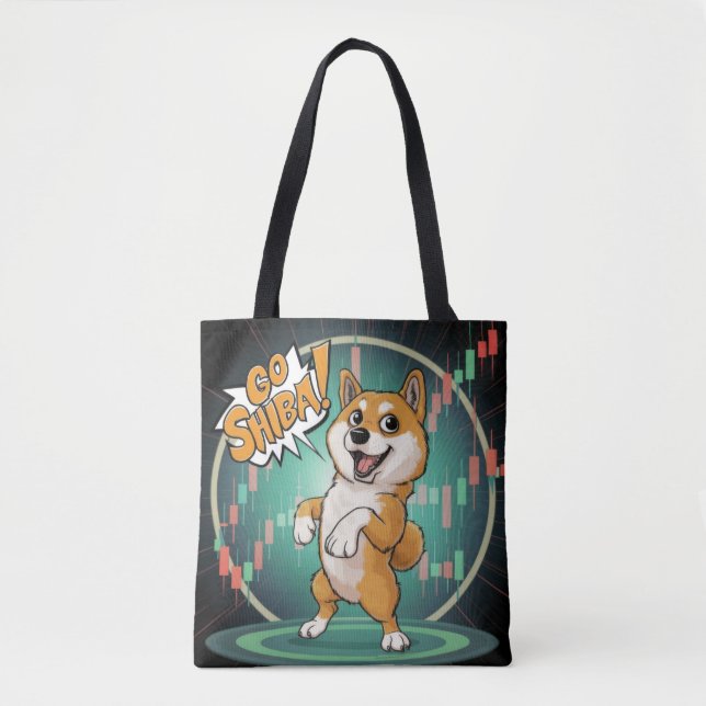Cute Shiba Inu Dog Tote Bag (Front)