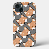 Cute Shiba Inu Faces Smiling and Blinking Dogs