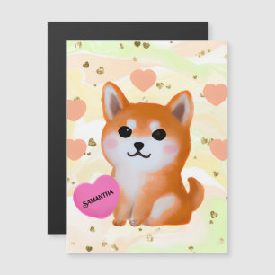 Cute Shiba Inu Hearts   For Dog Lover