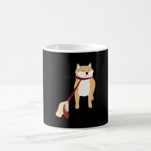Cute shiba inu Nope dog funny design Coffee Mug