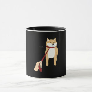 Cute shiba inu Nope dog funny design Mug