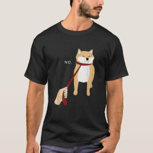 Cute Shiba Inu Nope Doge Meme B T-Shirt