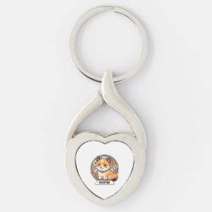Cute Shiba Inu Pup Key Ring