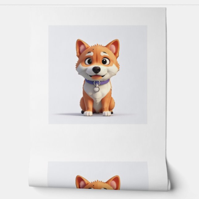 Cute Shiba Inu   Wallpaper (Unrolling)