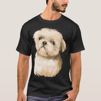 Cute Shih Tzu Dog Animal Pet Gifts  T-Shirt