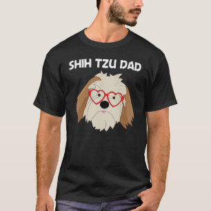 Cute Shih Tzu For Dad Father Toy Doggie Breed T-Shirt