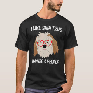 Cute Shih Tzu For Men Women Toy Doggie Breed   T-Shirt