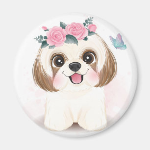 Cute Shih Tzu Magnet