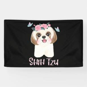 Cute Shih Tzu Shitzu Mom Banner