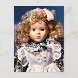 Cute Shirley Temple Doll Postcard