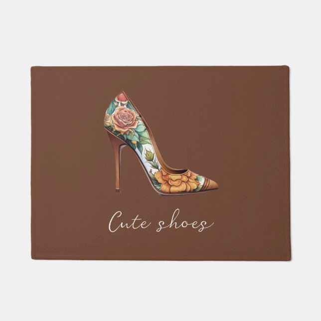 Cute Shoes High Heel Vintage Boutique Doormat (Front)