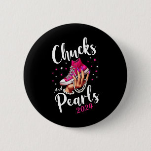 Cute Shoes Kamala Harris 2024 Presidential Electio 6 Cm Round Badge