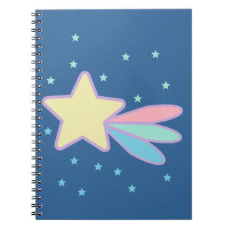 Cute Shooting Star Comet Notebook