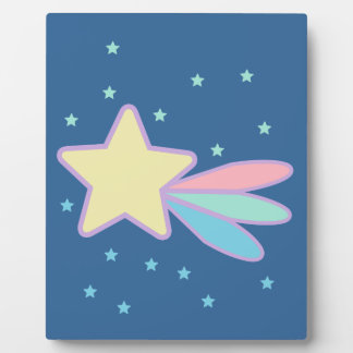 Cute Shooting Star Comet Plaque
