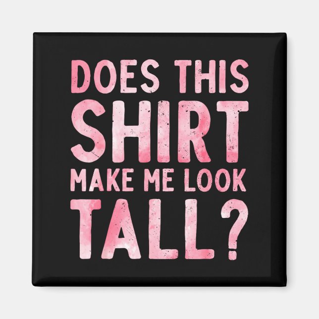 Cute Short People Art For Men Women Short Girl Sho Magnet (Front)