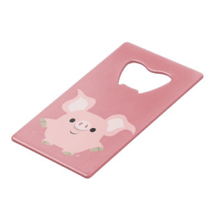 Cute Shorty Cartoon Pig Bottle Opener