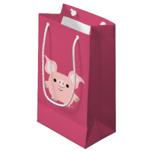 Cute Shorty Cartoon Pig Gift Bag