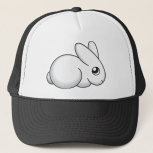 Cute Shy Bunny Trucker Hat