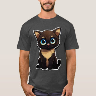 Cute Siamese Cat Lover Funny Siamese Cat 3 T-Shirt