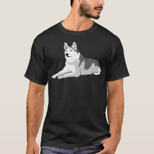 Cute Siberian Huskies Lover Gift Siberian Husky Pu T-Shirt